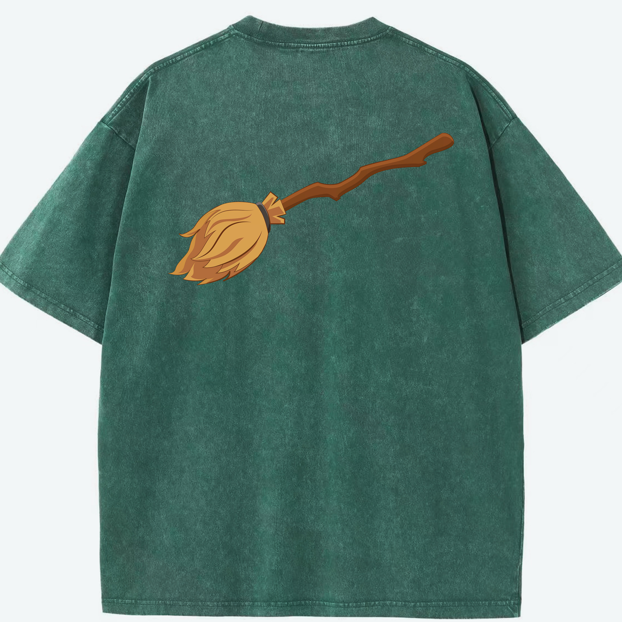 （画像用） Harry Potter ハリー・ポッターシリーズ 綿100% ヴィンテージ風 半袖Tシャツ（背面プリント）
